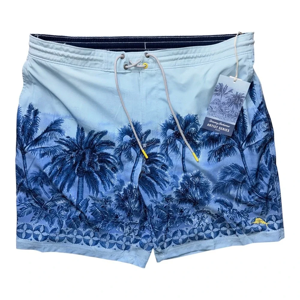Tommy Bahama Mens XL Artist Series Baja Hibiscus Hues 8